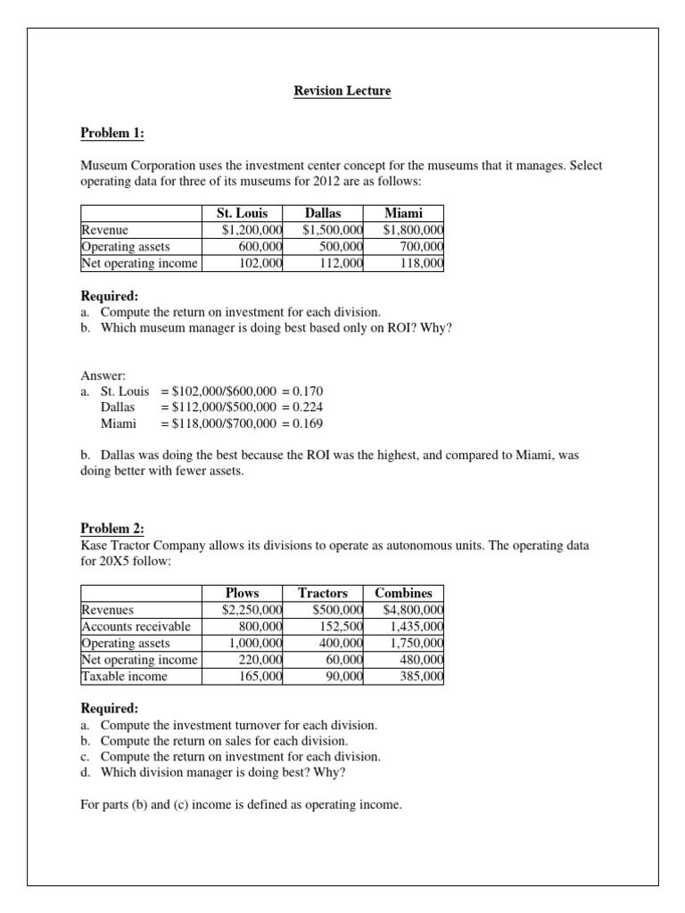 Revision Lecture With MA | PDF | Economies | Business Economics
