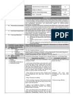 Detailed Lesson Plan on Cause & Effect