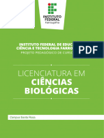 PPC Licenciatura Em Ciências Biológicas SR - 2023