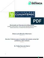 Act - 3.1 - Escrito - Criterios para El Análisis Del Estado Actual Del Problema y Del Contexto - Briceno - Diana