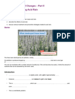 K3 Science Acid Rain Worksheet