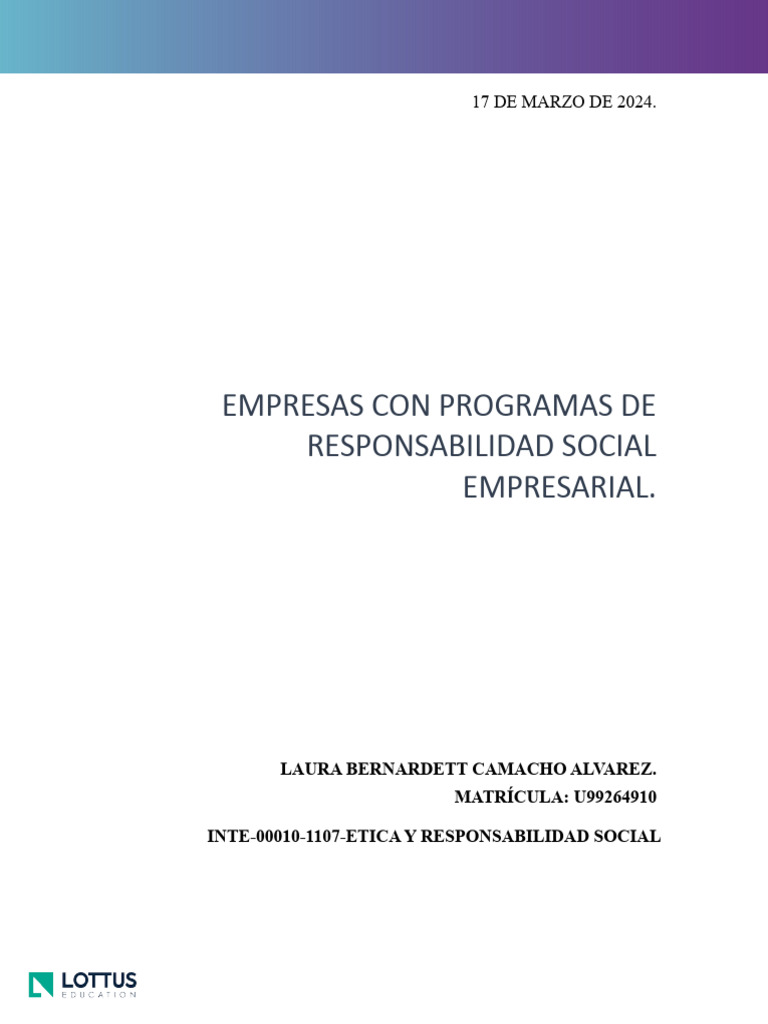RSE en Danone, Nestlé y Santander | PDF | Responsabilidad social ...