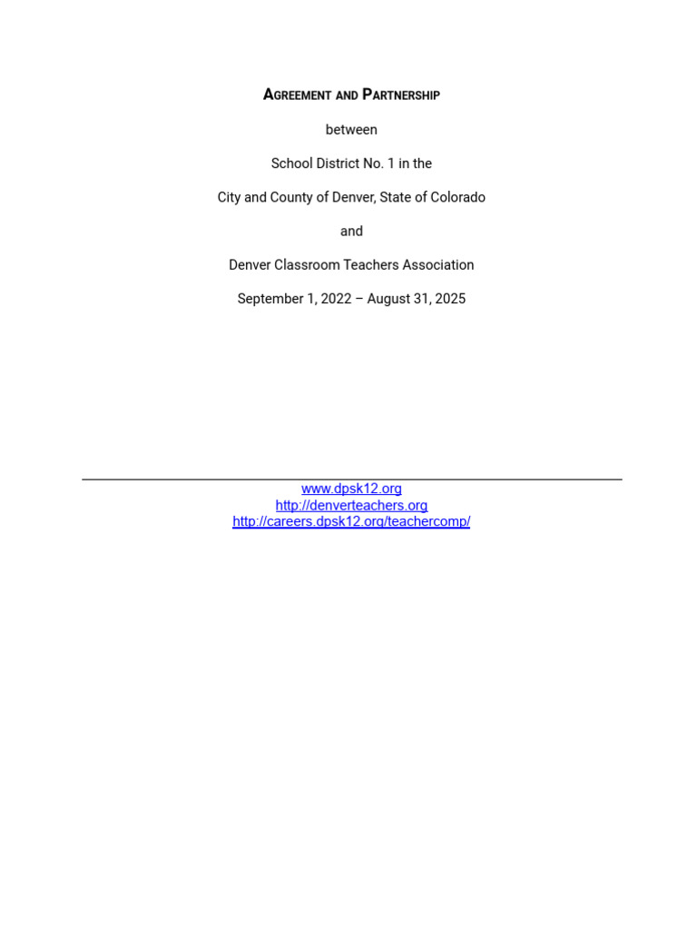 2022 2025 DPS DCTA Collective Bargaining Agreement Final PDF