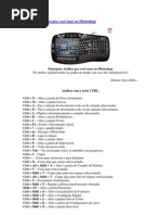 Principais Atalhos pra você usar no Photoshop