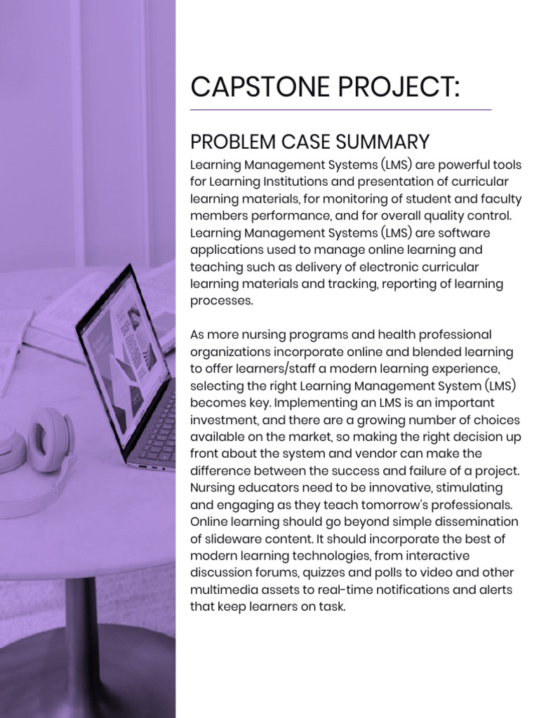 Capstone Case | PDF | Educational Technology | Multimedia