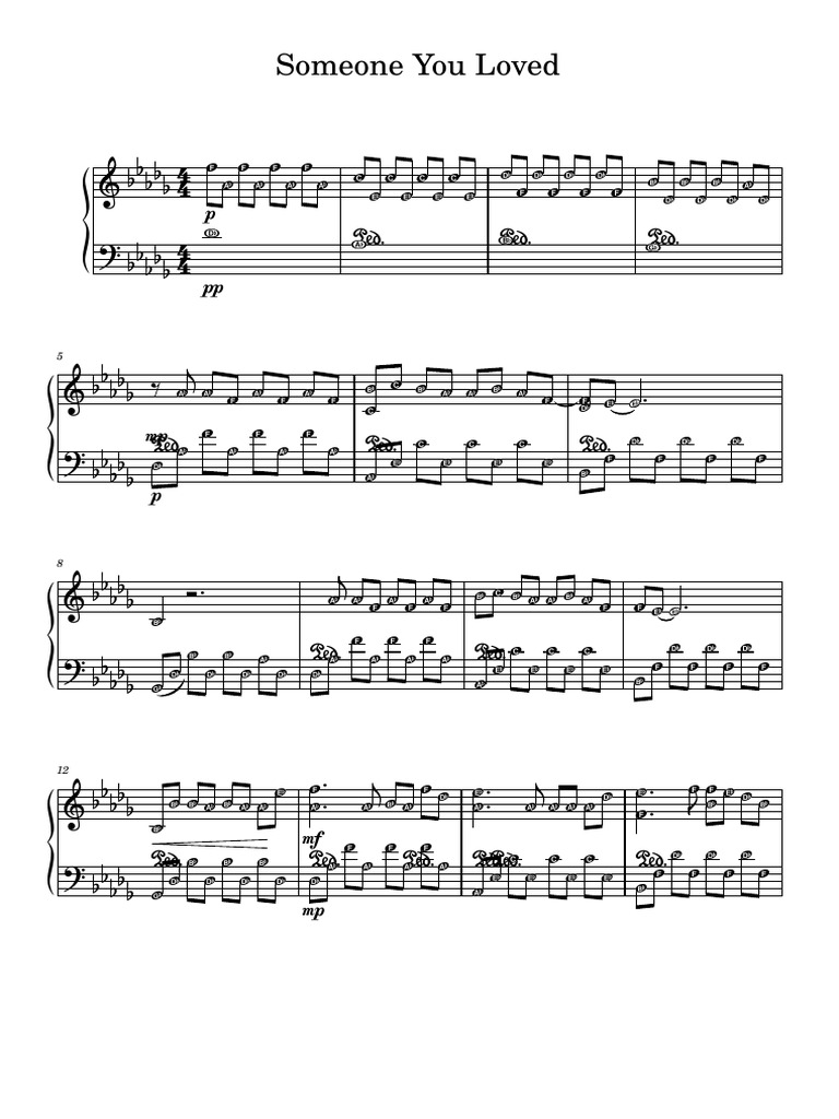 Somebody You Loved Pdf