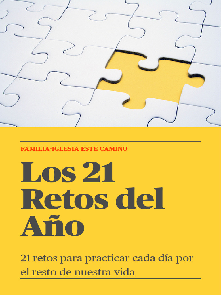 Los 21 Retos Del Año | PDF | Santo | Cristo (título)