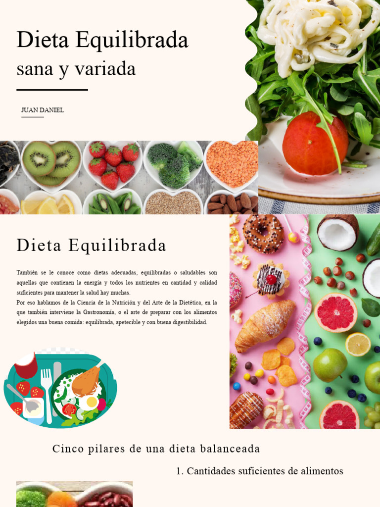Claves de una Dieta Equilibrada y Saludable | PDF | Dieta | Alimentos