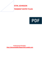 Superintendent Entry Plan - Justin Johnson 1