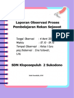 Sulvi Suroidah - Laporan Observasi Rekan Sejawat