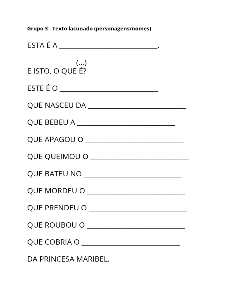 Atividade de Texto Acumulativo 2º Ano | PDF | Carreira e Crescimento ...