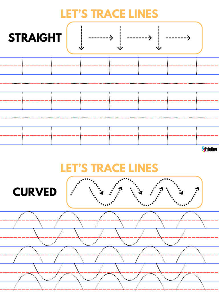 Line Tracing Activities for Kids | PDF