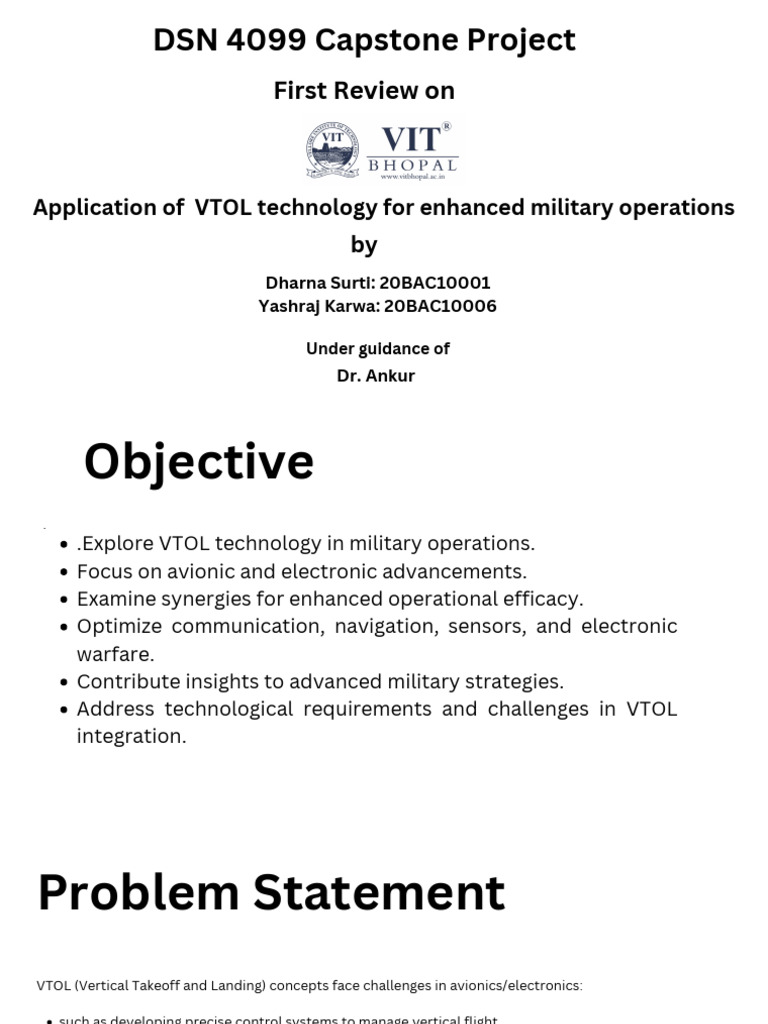 Vtol objective pdf united launch alliance unmanned aerial vehicle