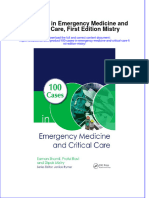 Download textbook 100 Cases In Emergency Medicine And Critical Care First Edition Mistry ebook all chapter pdf 