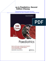 Textbook 100 Cases in Paediatrics Second Edition Cheung Ebook All Chapter PDF