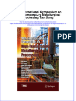 Download pdf 10Th International Symposium On High Temperature Metallurgical Processing Tao Jiang ebook full chapter 