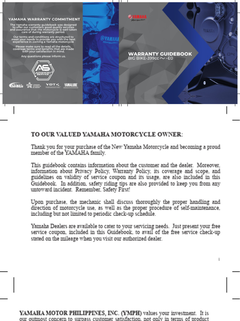 Yamaha Motorcycle Owner Guide | PDF | Clutch | Throttle
