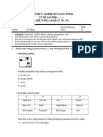 Soal Pjok Asaj 2024