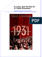 PDF 1931 Debt Crisis and The Rise of Hitler Tobias Straumann Ebook Full Chapter