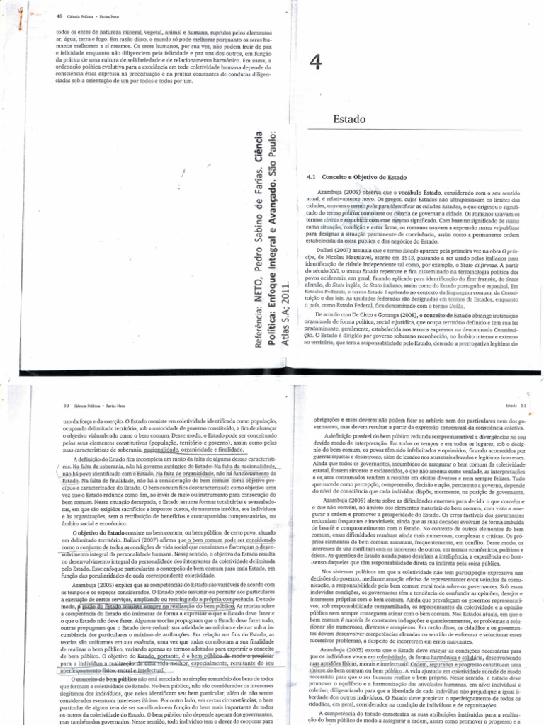 Conceito E Objetivo Do Estado Pdf