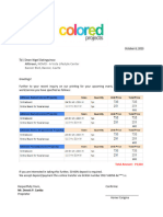 Colored Projects Quotation Letter For Allgreen