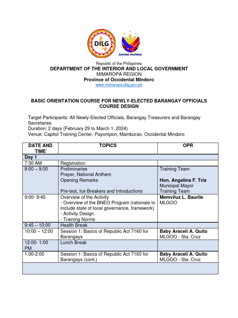 Program Flow Bneo Basic Orientation | PDF