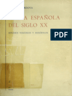 Poesia Espanola Del Siglo XX Estudios Tematicos y Estilisticos Tomo I 1214103