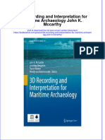 Download pdf 3D Recording And Interpretation For Maritime Archaeology John K Mccarthy ebook full chapter 