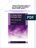 Download textbook A Charter School Principal S Story A View From The Inside 1St Edition Barbara Smith Auth ebook all chapter pdf 