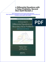 Download textbook A Course In Differential Equations With Boundary Value Problems Second Edition Swift Randall J ebook all chapter pdf 