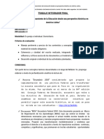 Trabajo Integrador Modulo I Gestión y Liderazgo Educativo