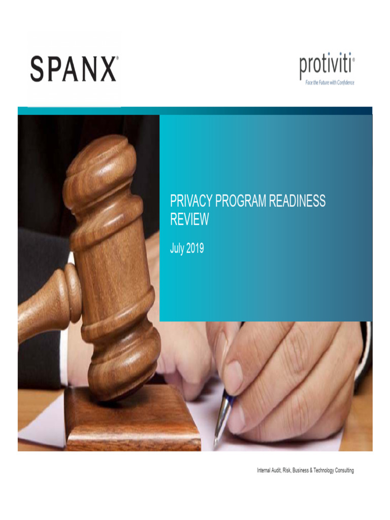 CCPA Readiness Assessment Proposal | PDF | Privacy | Regulatory Compliance