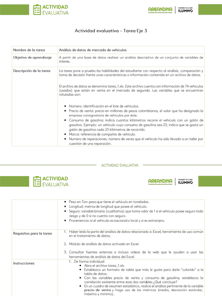 Actividad Evaluativa Eje 3 | PDF