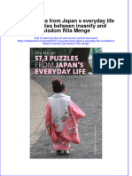 PDF 57 3 Puzzles From Japan S Everyday Life Curiosities Between Insanity and Wisdom Rita Menge Ebook Full Chapter