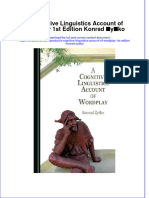 Textbook A Cognitive Linguistics Account of Wordplay 1St Edition Konrad Zysko Ebook All Chapter PDF