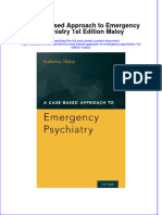 Textbook A Case Based Approach To Emergency Psychiatry 1St Edition Maloy Ebook All Chapter PDF
