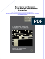 Textbook A Gendered Lens For Genocide Prevention 1St Edition Mary Michele Connellan Ebook All Chapter PDF