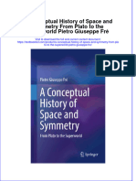 Textbook A Conceptual History of Space and Symmetry From Plato To The Superworld Pietro Giuseppe Fre Ebook All Chapter PDF