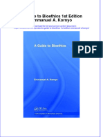 Download textbook A Guide To Bioethics 1St Edition Emmanuel A Kornyo ebook all chapter pdf 