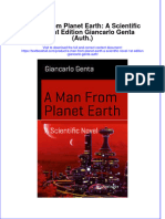 Textbook A Man From Planet Earth A Scientific Novel 1St Edition Giancarlo Genta Auth Ebook All Chapter PDF