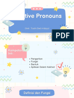 Relative Pronouns