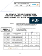 26071-100-V1A-ELF0-40028 GA Drawing - Flood Light & High Bay - Rev.051