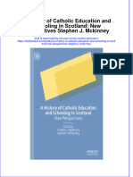 Download pdf A History Of Catholic Education And Schooling In Scotland New Perspectives Stephen J Mckinney ebook full chapter 