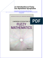 PDF A Modern Introduction To Fuzzy Mathematics Apostolos Syropoulos Ebook Full Chapter
