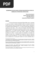 Folha de Análise do Teste RAN | PDF