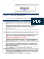 Planilha para base de dados dos membros