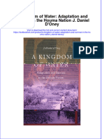 PDF A Kingdom of Water Adaptation and Survival in The Houma Nation J Daniel Doney Ebook Full Chapter