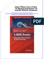 Download textbook A Nime Reader Fifteen Years Of New Interfaces For Musical Expression 1St Edition Alexander Refsum Jensenius ebook all chapter pdf 