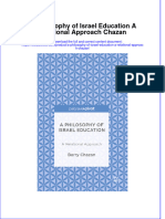 Download pdf A Philosophy Of Israel Education A Relational Approach Chazan ebook full chapter 