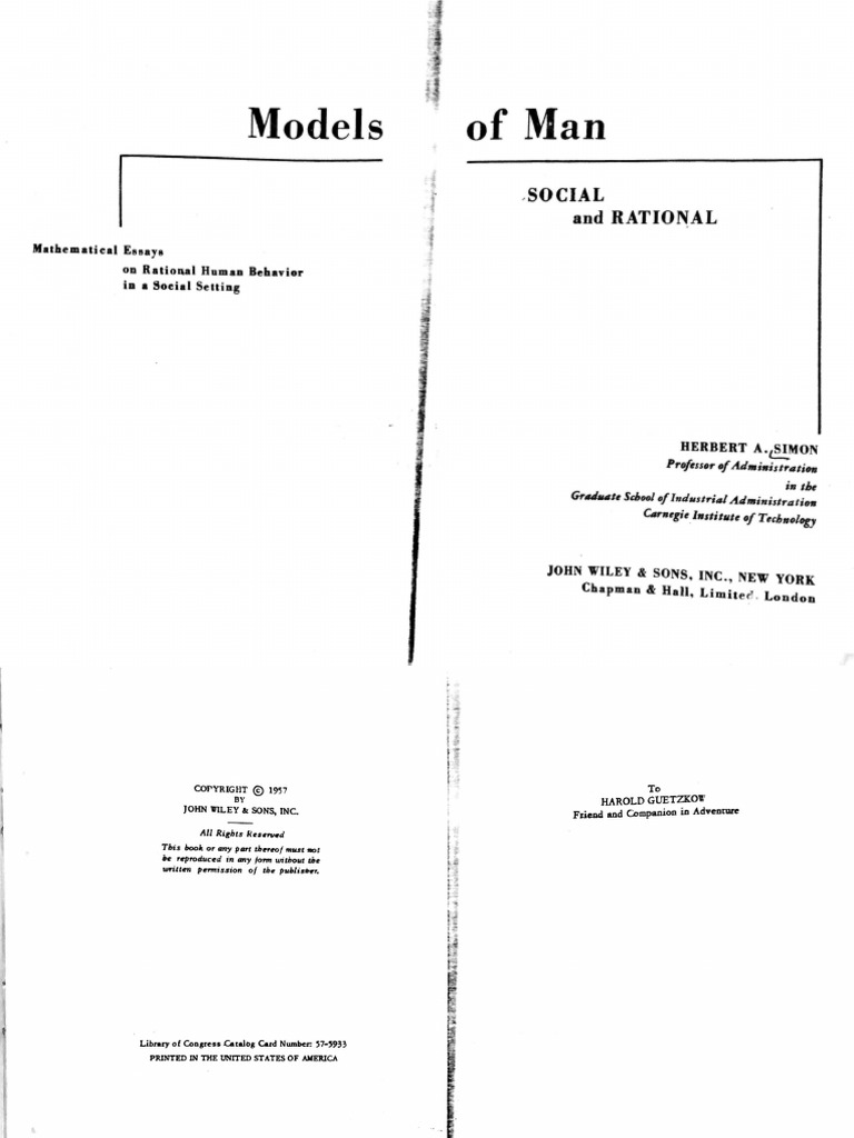 Herbert Simon | PDF | Mathematics | Causality